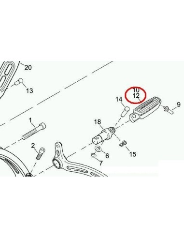 FOOTPEG ASY,LH