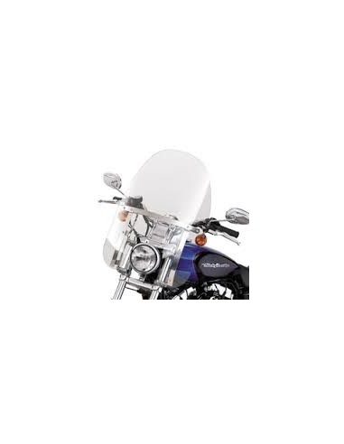 Parabrisas Compacto Detachable Soportes Pulidos FX Softail