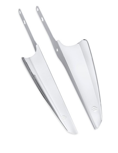 Deflectores de aire cromados para horquilla