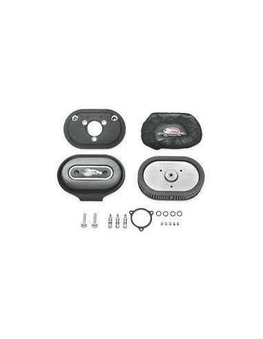 Kit de filtro de aire Screamin´ Eagle Ventilator Negro Brillante