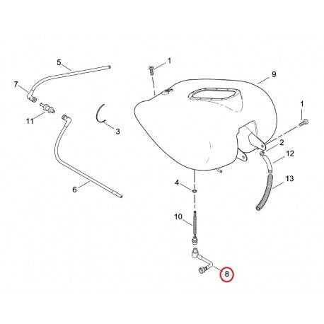 FUEL LINE ASSY, TANK-TO-INTAKE