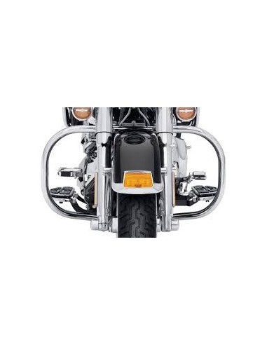 Defensa de motor cromada