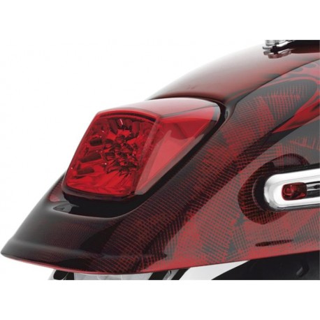 Piloto de led trasero con lente roja