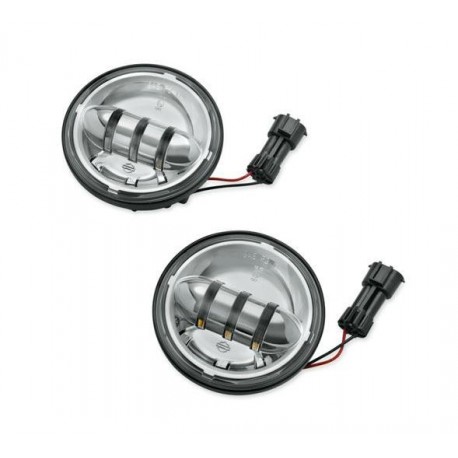 Faros Auxiliares Daymaker de leds 4" cromados