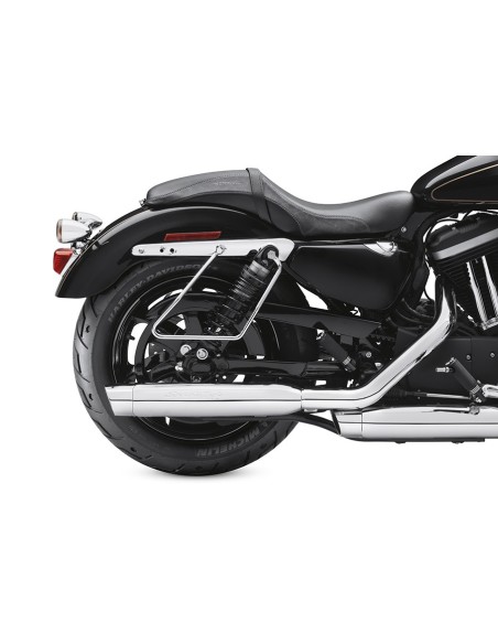 Soportes cromados para alforjas