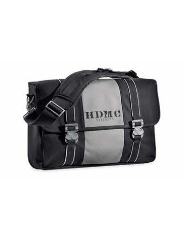 HDMC MESSENGER BAG - BLACK/SILVER